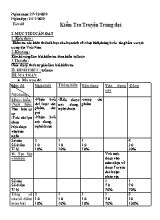 Giáo án Ngữ văn Lớp 9 - Tiết 48 Kiểm tra truyện Trung đại - Năm học 2019-2020